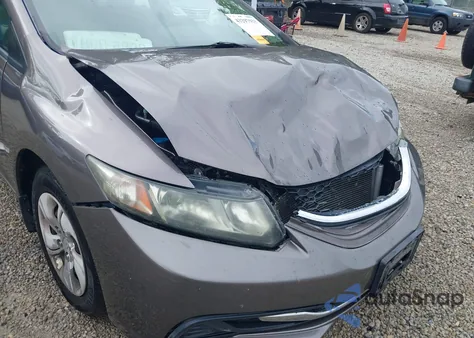 2014 Honda Civic Lx из США, поврежденный, VIN 19XFB2F56EE043954